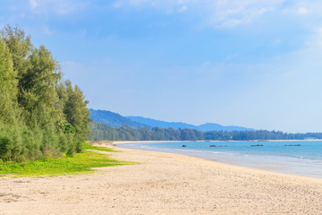 Wall Mural - clear blue sea at bang sak beach near khao lak, phang-nga, thailand