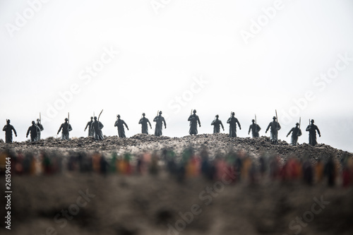 Captured by enemy concept Tableau sur Toile
