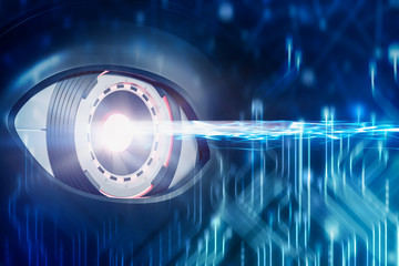 Poster - Scanning robot eye and circuit interface