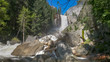 vernal falls in yosemite national park, usa