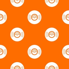 Poster - Vinyl record pattern vector orange for any web design best