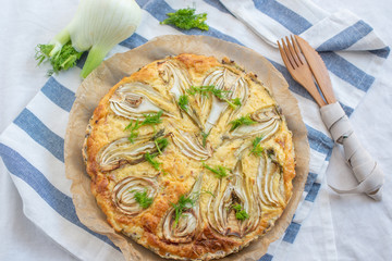 Fennel Quiche