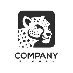 Wall Mural - cheetah logo ready to use