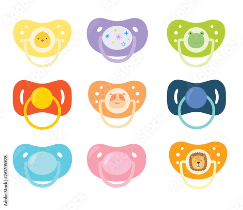 Fotografija  Set of children's pacifiers