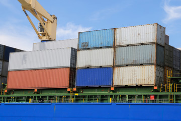 Container Ship in port