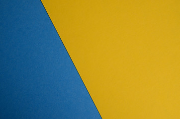 Blue and yellow colors sheets