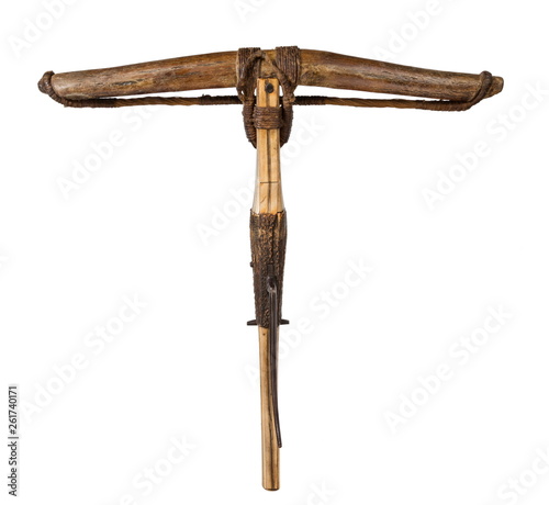 underside of old ancient crossbow Poster Mural XXL