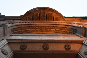 photos of some sections of a historic building in istanbul karakoy