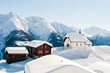 Bettmeralp, Walliser Dorf, Kapelle, Bergkapelle, Alpen, Walliser Berge, Winter, Wintersport, Aletsch, Schweiz