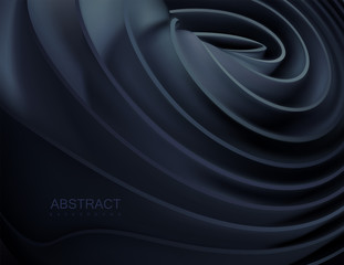 Poster - Smooth black shape