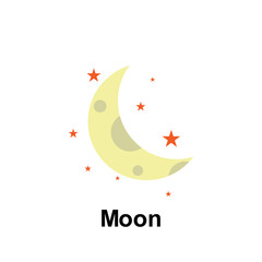 Poster - Space, moon color icon. Element of color space icon. Premium quality graphic design icon. Signs and symbols collection icon for websites, web design
