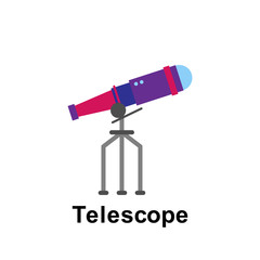 Poster - Space, telescope color icon. Element of color space icon. Premium quality graphic design icon. Signs and symbols collection icon for websites, web design