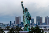 Fototapeta Nowy Jork - Liberty Statue of Odaiba Tokyo  in Tokyo Japan Tourist attraction point for sightseeing