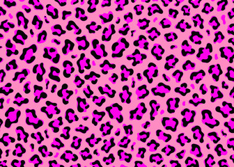 Wall Mural - Simple Leopard pattern design. Animal print vector illustration background. Wildlife fur skin design illustration for web, home decor, fashion, surface, graphic design