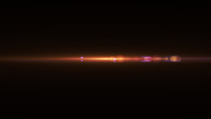 Wall Mural - lens flare glow light effect on black background. easy to add overlay or screen filter over photos
