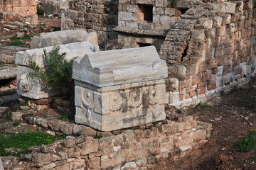 Wall Mural - Hippodrome, Tyre, Lebanon, Roman Ruins