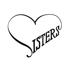 sisters love sign