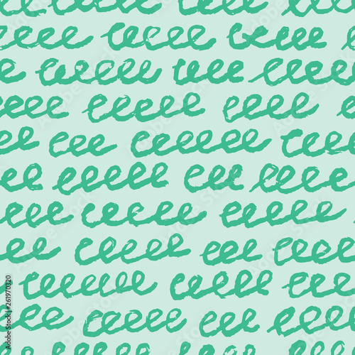Hand Drawn Graphic Scribble Loop Lines Seamless Pattern Sketchy