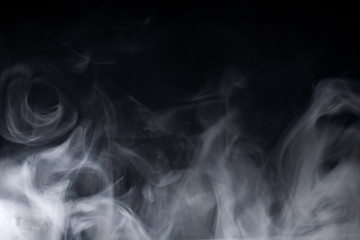 Abstract smoke on a dark background