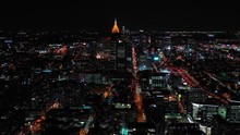 Aerial Night Video Atlanta GA