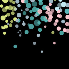 vector background with colored circles