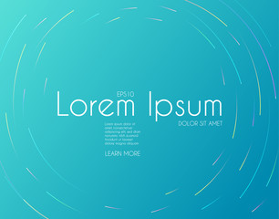 Wall Mural - minimal geometric motion design. dynamic space. abstract colorful background.