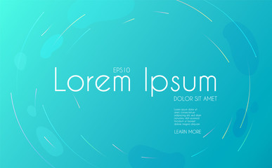 Wall Mural - minimal geometric motion design. dynamic space. abstract colorful background.