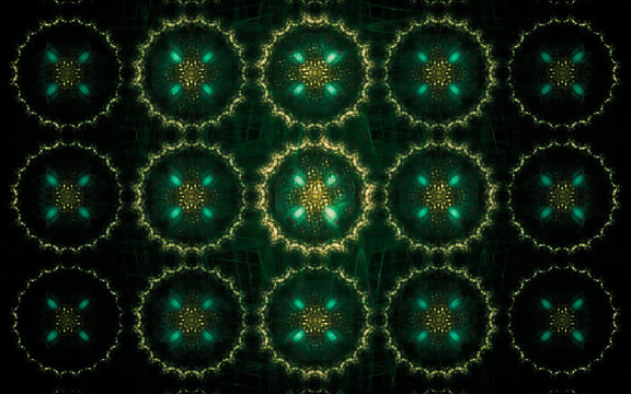 digital generated image in the form of abstract geometric shapes of various shades and colors for use in web design and computer graphics