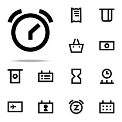 Poster - Alarm icon. web icons universal set for web and mobile