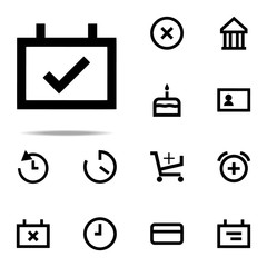 Poster - Available day icon. web icons universal set for web and mobile