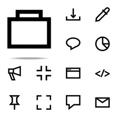 Poster - suitcase icon. web icons universal set for web and mobile