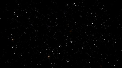 night starry skies with twinkling and blinking stars seamless loop. abstract dark 3d animation with 