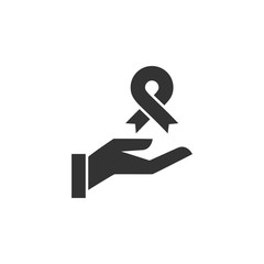 Poster - Charity, aids icon. Element charity icon. Premium quality graphic design icon. Signs and symbols collection icon for websites, web design, mobile app
