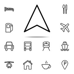 Aufkleber - cursor icon. Navigation icons universal set for web and mobile