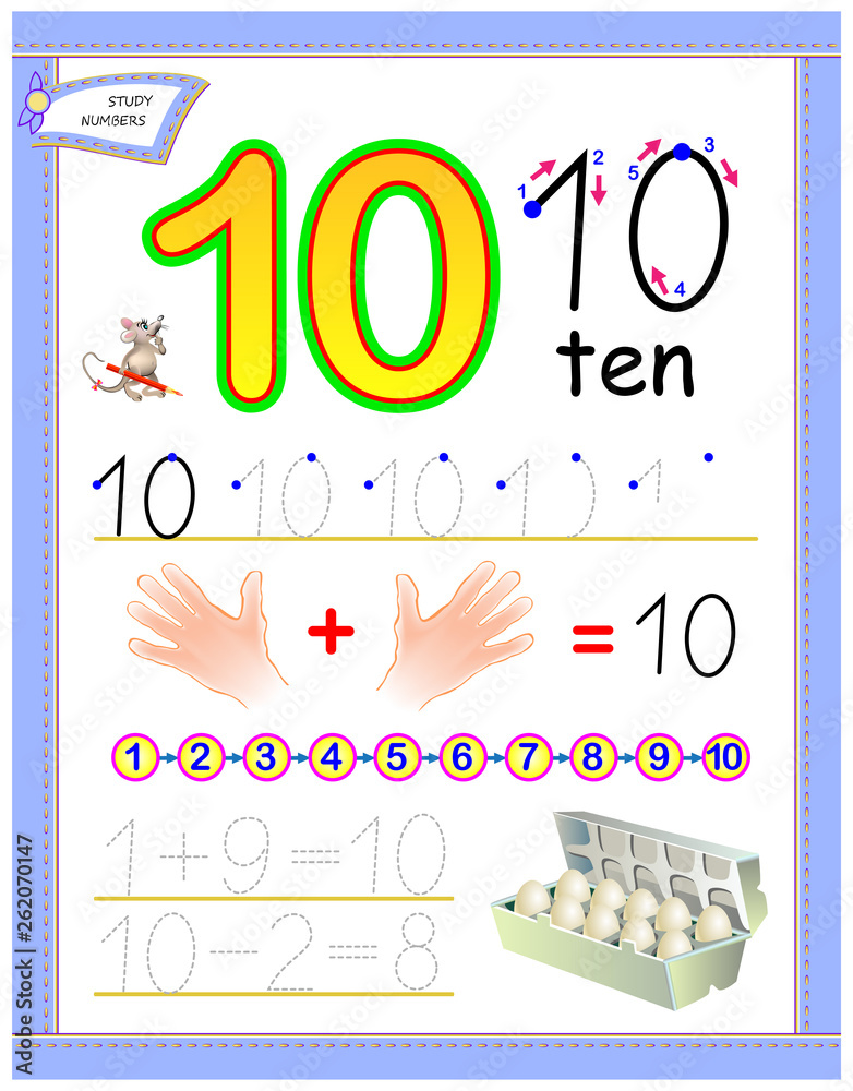 LEARN NUMBER TEN MEANING USES EXAMPLES FOR KIDS visual data 8