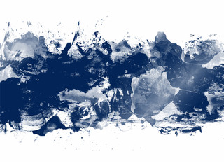 Wall Mural - Abstract blue watercolor background for graphic design