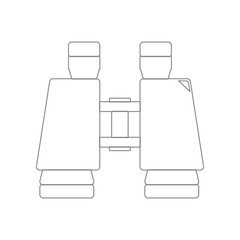 Poster - Binoculars icon. Element of Army for mobile concept and web apps icon. Outline, thin line icon for website design and development, app development