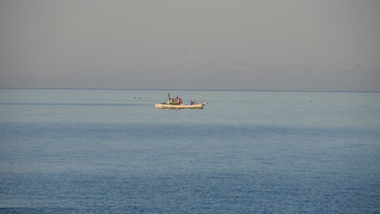 boat in the sea