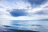 Fototapeta Morze - Beach background, Lake Michigan