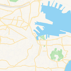  La Seyne-sur-Mer, France printable map