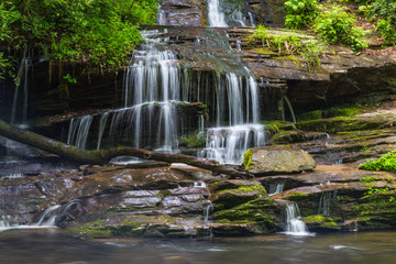  Tom Branch Falls in Great Smoky Mountains National Park in North Carolina, United States