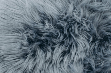 Grey artificial fur texture