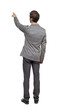 © ghoststone - Back view of pointing business man.