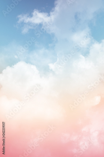 Dekoracja na wymiar  chmura-w-tle-w-pastelowym-kolorze