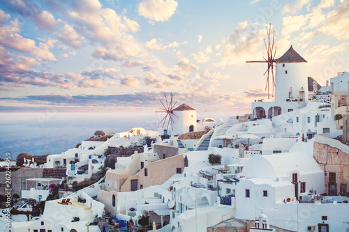 Fotografía Beautiful Santorini landscape, Greece landmark