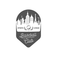 Poster - Baseball Club Logotype.