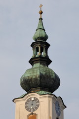 Wall Mural - Turmzwiebel der Pfarrkirche Wels, Oberösterreich