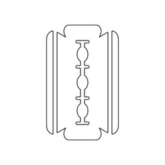 Poster - blade icon. Element of Barber for mobile concept and web apps icon. Outline, thin line icon for website design and development, app development