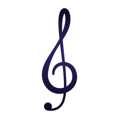 Poster - music note isolated icon