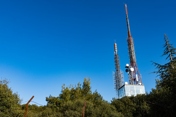 Communication towers, antennas and dishes